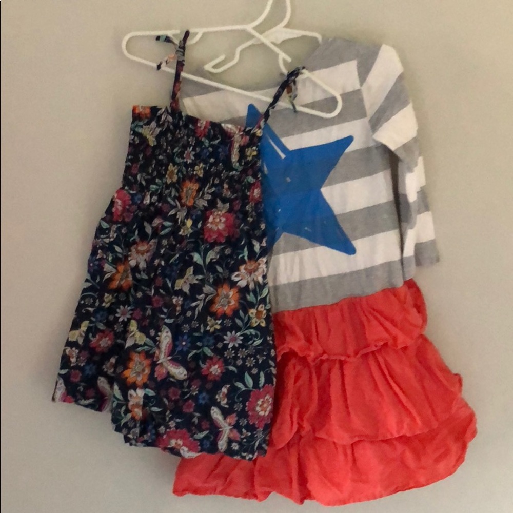 Gap Romper and Mini Boden dress